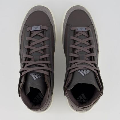 Tênis Adidas Znsored Hi Prem Leather Cinza - Tênis Esportivo
