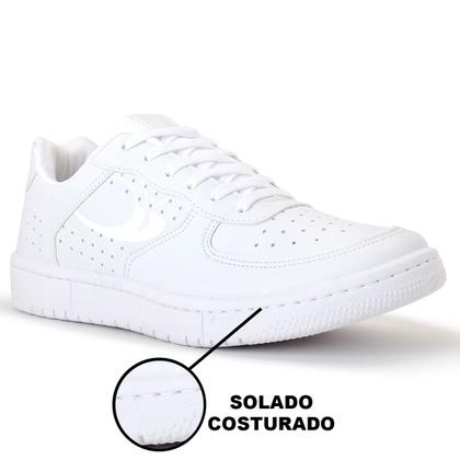 Imagem de Tênis Air Branco Preto Skatista Skate Masculino Feminino