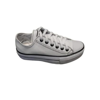 Imagem de Tenis All Feminino Cano Baixo Star Authentic plataforma couro branco