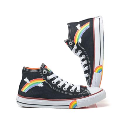 Imagem de Tenis All Feminino Lgbt Star Solado Arco Íris Único 011Bo