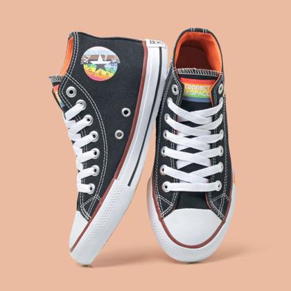 Imagem de Tenis All Feminino Lgbt Star Solado Arco Íris Único 011Bo