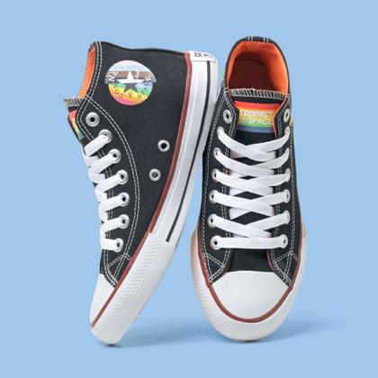 Imagem de Tenis All Feminino Lgbt Star Solado Arco Íris Único 011Bo