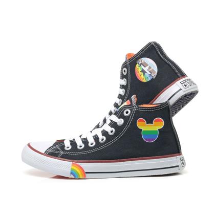 Imagem de Tenis All Feminino Lgbt Star Solado Arco Íris Único 011Bo