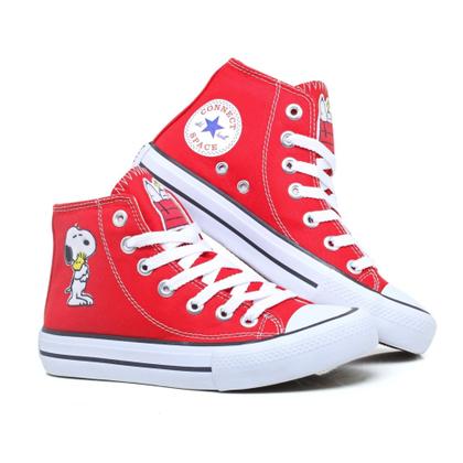 Imagem de Tenis All Feminino Star Snoopy Star Cano Alto Clássico Authentic 727snpHI