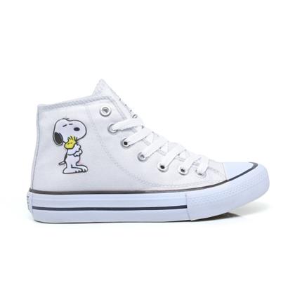 Imagem de Tenis All Snoopy Star Feminino Cano Alto Hi C.T. Lindo 722snpHI