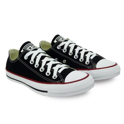 Imagem de Tênis All Star Converse Chuck Taylor Preto Vermelho Clássico