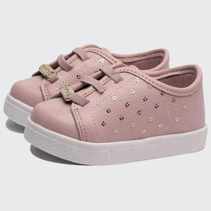 Imagem de Tênis Baby Meninas casual Conforto Molekinha 2118.582.9569 Rosa N 18