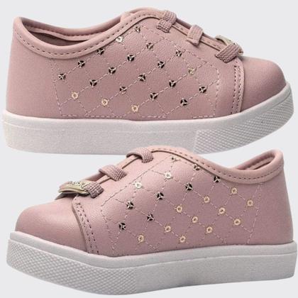 Imagem de Tênis Baby Meninas casual Conforto Molekinha 2118.582.9569 Rosa N 18