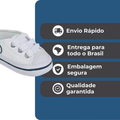 Imagem de Tênis Baby Star Calcfacil Recém-Nascido Leve e Confortável