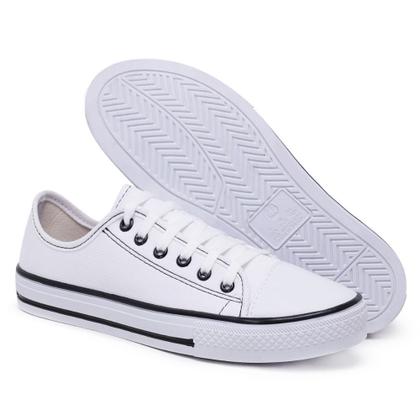 Imagem de Tênis Basico All Color Sola Reta Yoyo Store Costura Reforçada Detalhes Simples