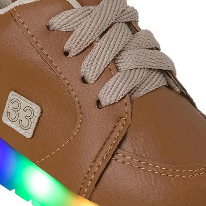 Imagem de Tênis Beakid Infantil Com Luzinha Menino Led Confortável