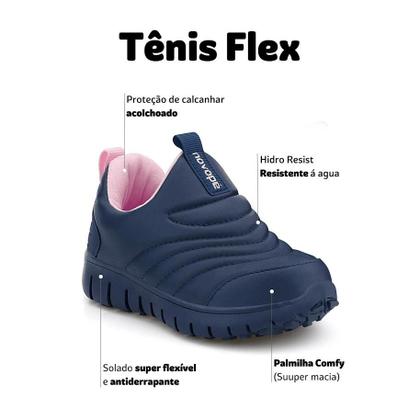 Imagem de Tênis Bebê Casual Calce Fácil Confortável Novopé