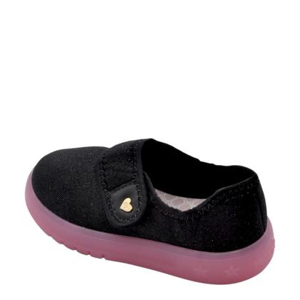 Imagem de Tênis Bebê Molekinha Com Led REF: 2742201 TECIDO GLITTER