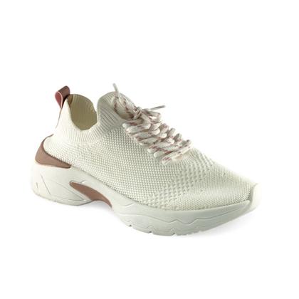 Imagem de Tênis Bomber Euro Knit Branco com Detalhes em Petala - ULLY