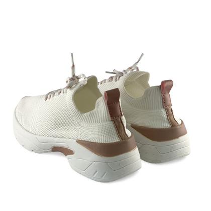 Imagem de Tênis Bomber Euro Knit Branco com Detalhes em Petala - ULLY