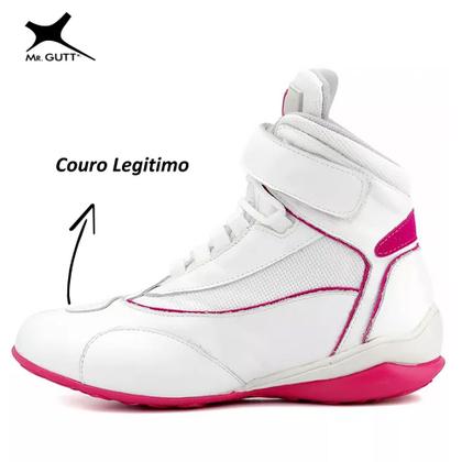 Imagem de Tenis Bota Masculino Feminino Couro Fitness Treino Academia