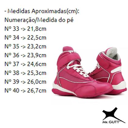 Imagem de Tenis Bota Masculino Feminino Couro Fitness Treino Academia