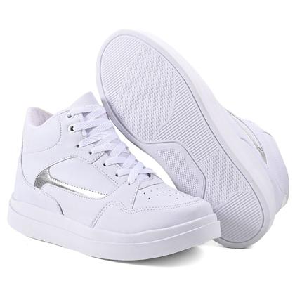 Imagem de Tenis Botinha de Academia Feminina Cano Alto Esportiva Fitness Super Leve