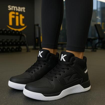 Imagem de Tênis Botinha feminina Treino Academia Musculação Fitness Oferta Relampago 34 Ao 44