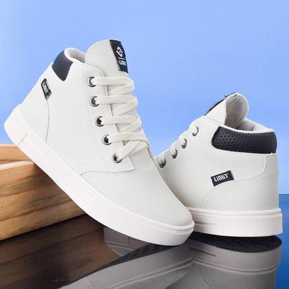 Imagem de Tenis Botinha Infantil Meninos Casual Cano Alto Confortavel