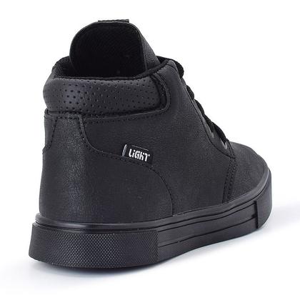 Imagem de Tenis Botinha Infantil Meninos Casual Cano Alto Confortavel + Relogio