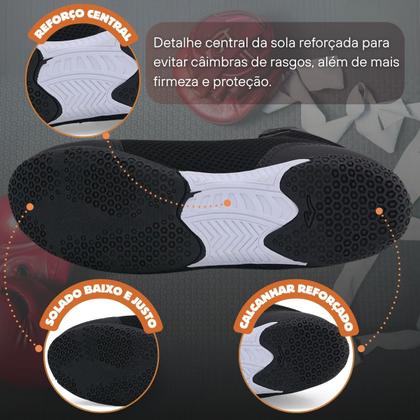 Imagem de Tênis Botinha Preto Pink Confortável para Treino Academia Luta Boxe Feminino