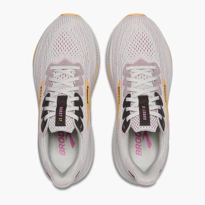 Imagem de Tênis Brooks Ghost 17 Feminino Olyster/Apricot/Pink