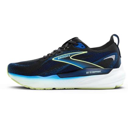 Imagem de Tênis Brooks Glycerin GTS 22 - Preto e Azul