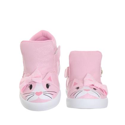 Imagem de Tenis calçado de menina infantil feminino gatinho