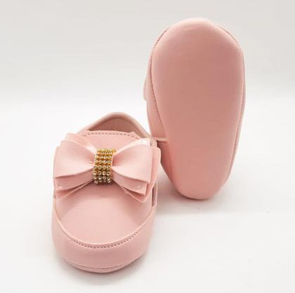 Imagem de Tênis Calce Fácil com Laço Menina Ticos Baby