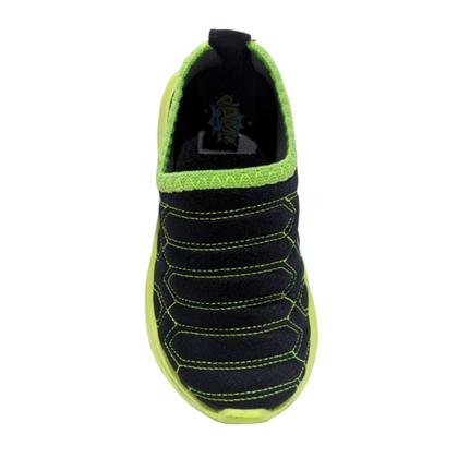 Imagem de Tênis Calce Fácil elástico sem cadarço bordado Slip on Preto