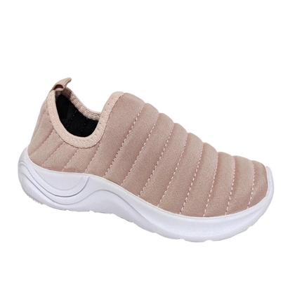 Imagem de Tênis Calce Fácil elástico sem cadarço bordado Slip on Preto