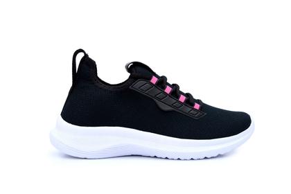 Imagem de Tênis Caminhada Super Leve Feminino Academia Conforto Cadarço