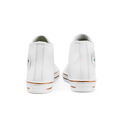 Imagem de Tênis Cano Alto Branco Feminino Star Conforto Feet Casual Estilo All