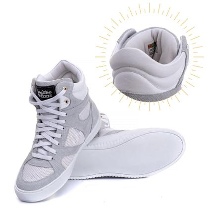 Imagem de Tenis Cano Alto Para Academia Feminino Forro Confortavel