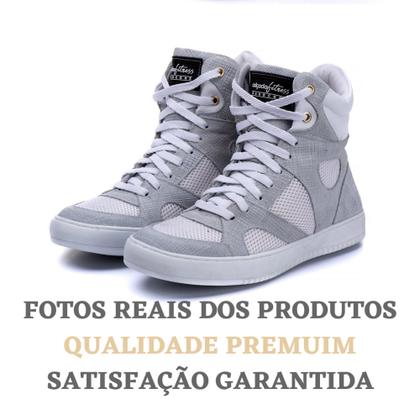 Imagem de Tenis Cano Alto Para Academia Feminino Forro Confortavel