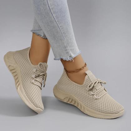 Imagem de Tênis Casuais Femininos De Verão Em Malha Respirável, Sapatos Vulcanizados