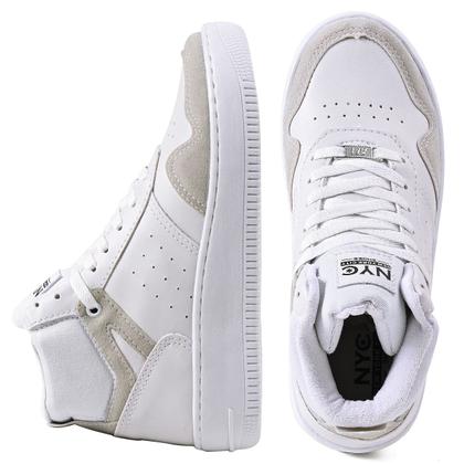 Imagem de Tenis Casual Bota Masculino Feminino Nyc Shoes Cano Alto