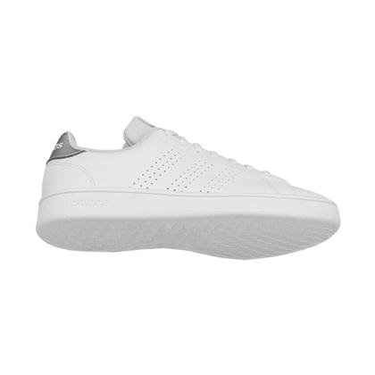Imagem de Tênis Casual Branco e Prata Listras Perfuradas  Adidas