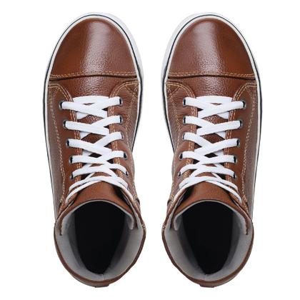 Imagem de Tênis Casual Cano Curto com Cadarço Hfast Shoes e Sola Reta Emborrachada