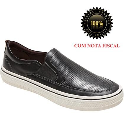 Imagem de Tênis Casual Democrata Denim FENDER 290201 Slip On Iate Lançamento 2023