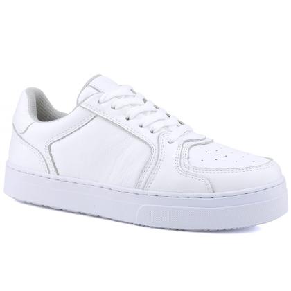 Imagem de Tênis Casual em Couro Feminino Mr. Gutt Branco