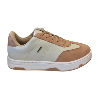 Imagem de Tênis Casual Fem Moleca Napa Turim Nude/Off White 5835.201 Tamanho:39Cor:Nude