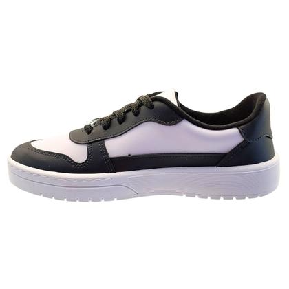 Imagem de Tênis Casual Feminino Adulto Napa Sardenha Moleca Cor:PretoTamanho:39