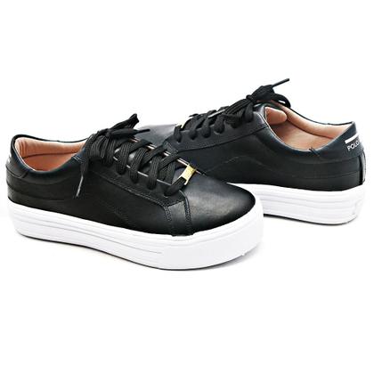 Imagem de Tênis Casual Feminino Couro Flatform Polo Urban