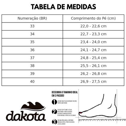 Imagem de Tênis Casual Feminino Dakota DA991 College Camurça Bege