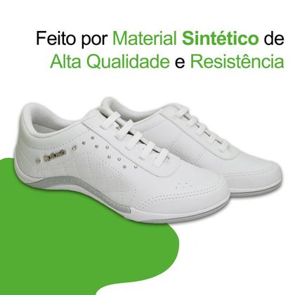 Imagem de Tênis Casual Feminino Kolosh Calce Fácil Elástico Confortável Resistente Prático Macio Versátil Leve