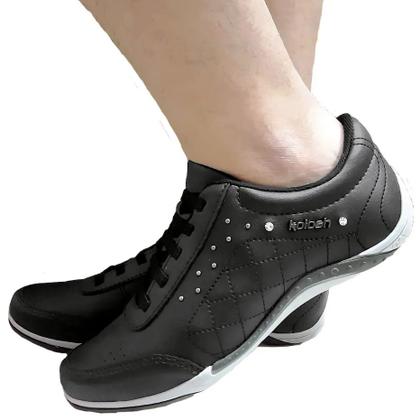 Imagem de Tênis Casual Feminino Kolosh Calce Fácil Elástico Confortável Resistente Prático Macio Versátil Leve