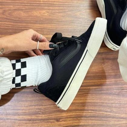 Imagem de Tênis Casual Feminino Masculino Skatista O Equilíbrio Perfeito entre Conforto e Moda