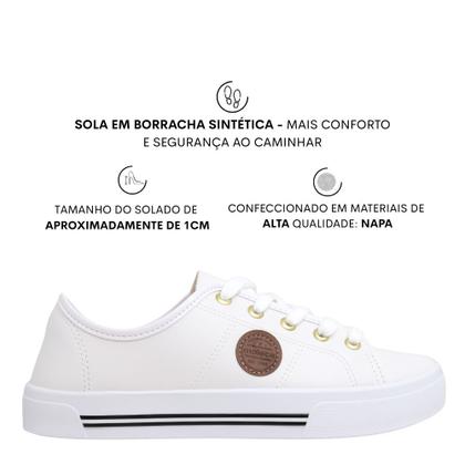 Imagem de Tênis Casual Feminino Moleca Flatform Original 5667.302